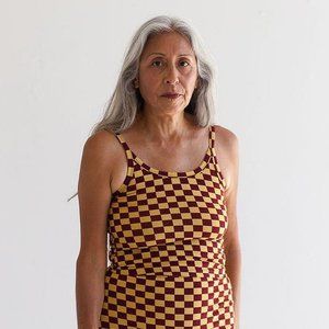 ARQ Crop Tank & High-rise Undies Set - Pierrot - size M